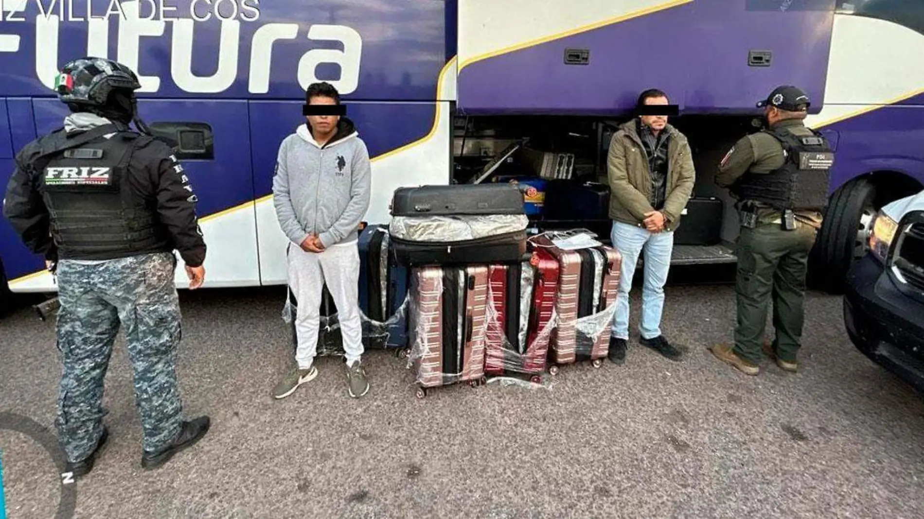 Con 84 kilogramos de marihuana seca, fueron detenidos Jean Carlos N. y Eder Tadeo N.